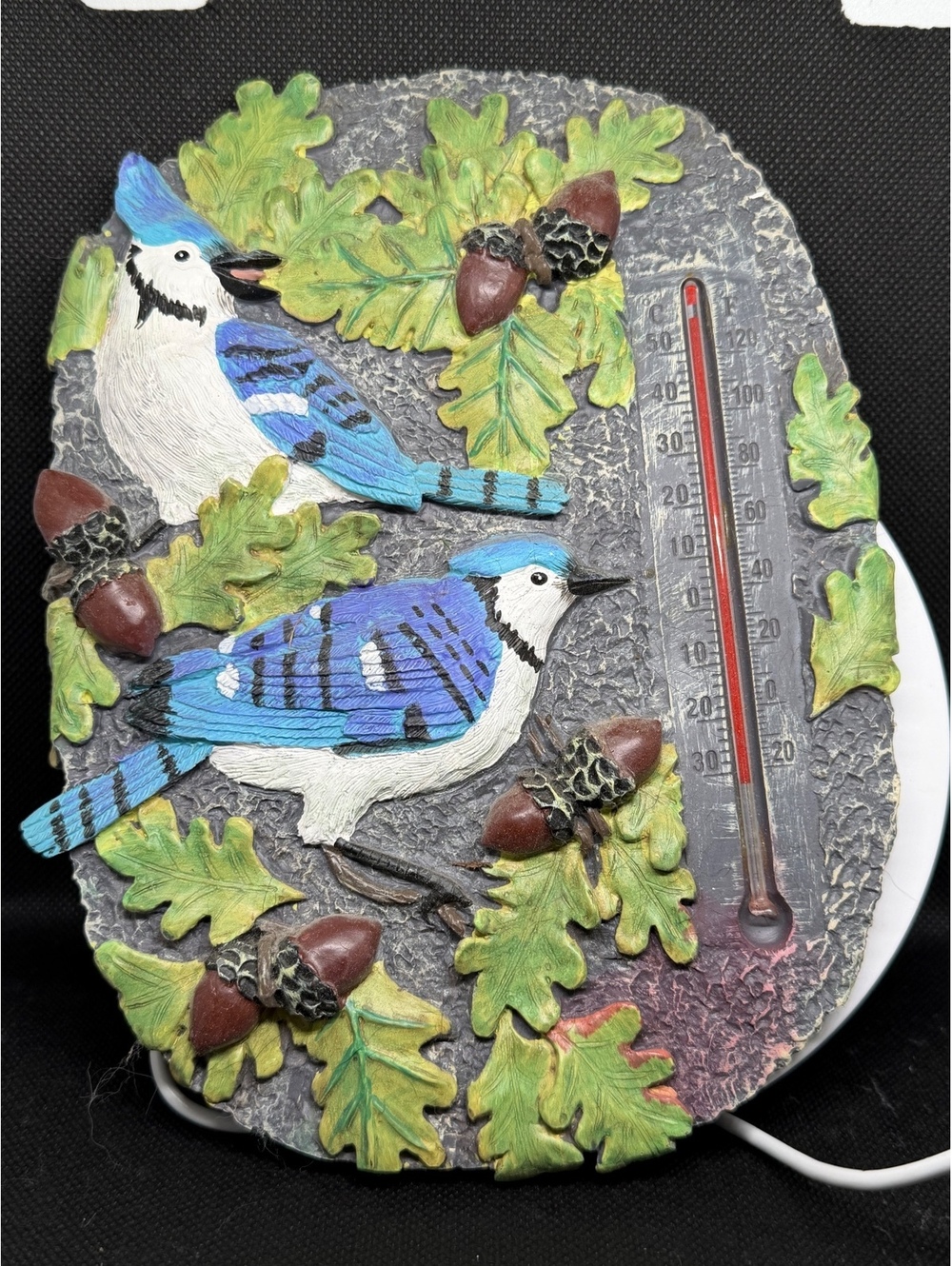 Blue jay wall thermometer